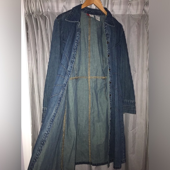 Vintage Faded Glory 1972 Special Edition Denim Dress/Coat - Picture 5 of 11